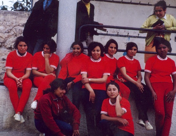 Mars 1969 Oujda équipe de hand du collège